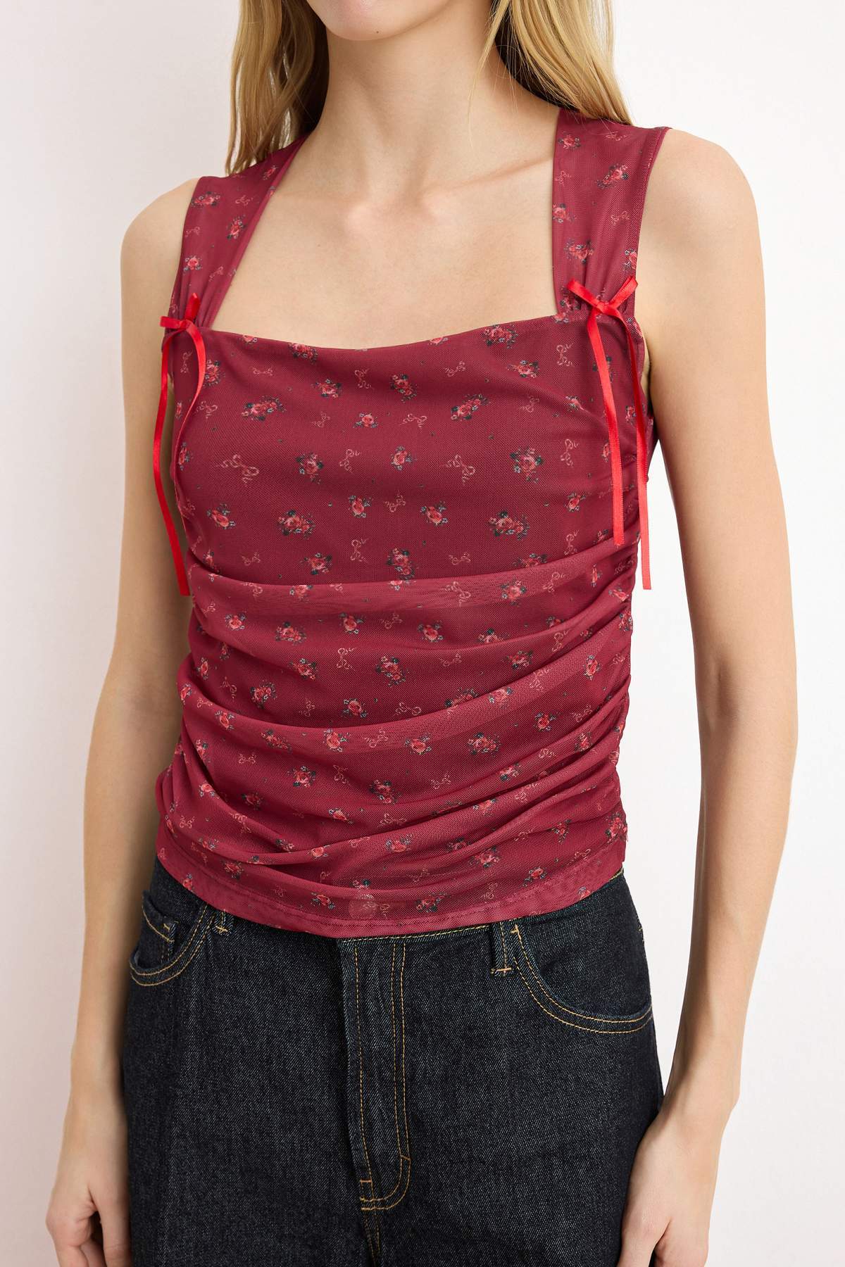 Bluze TWOSS25BZ00033 - bordo