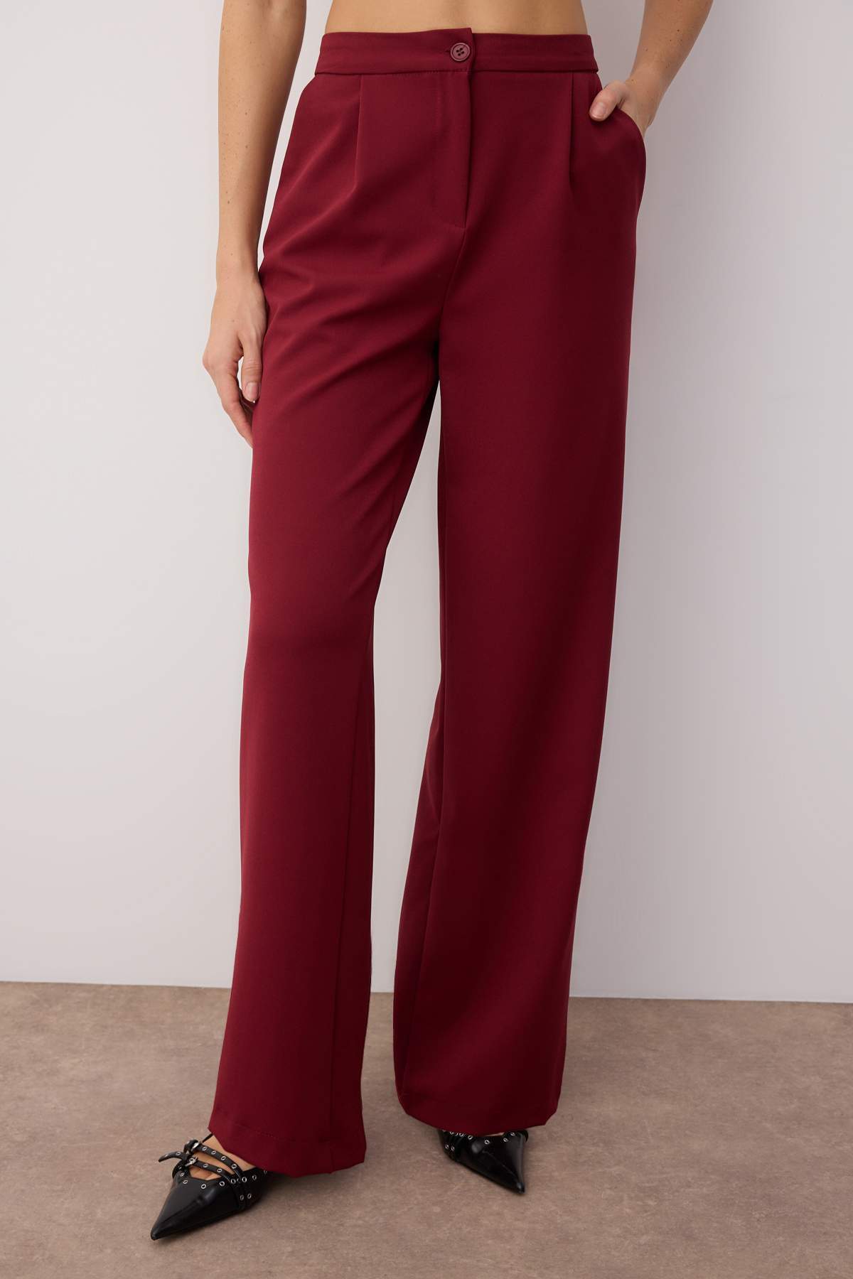 Pantalone TWOAW22PL0139 - bordo [djesi-src-c35a765bf347a164c98ec9bf213ca0fee6b8f8e48edb00288a2781adfacb9401]