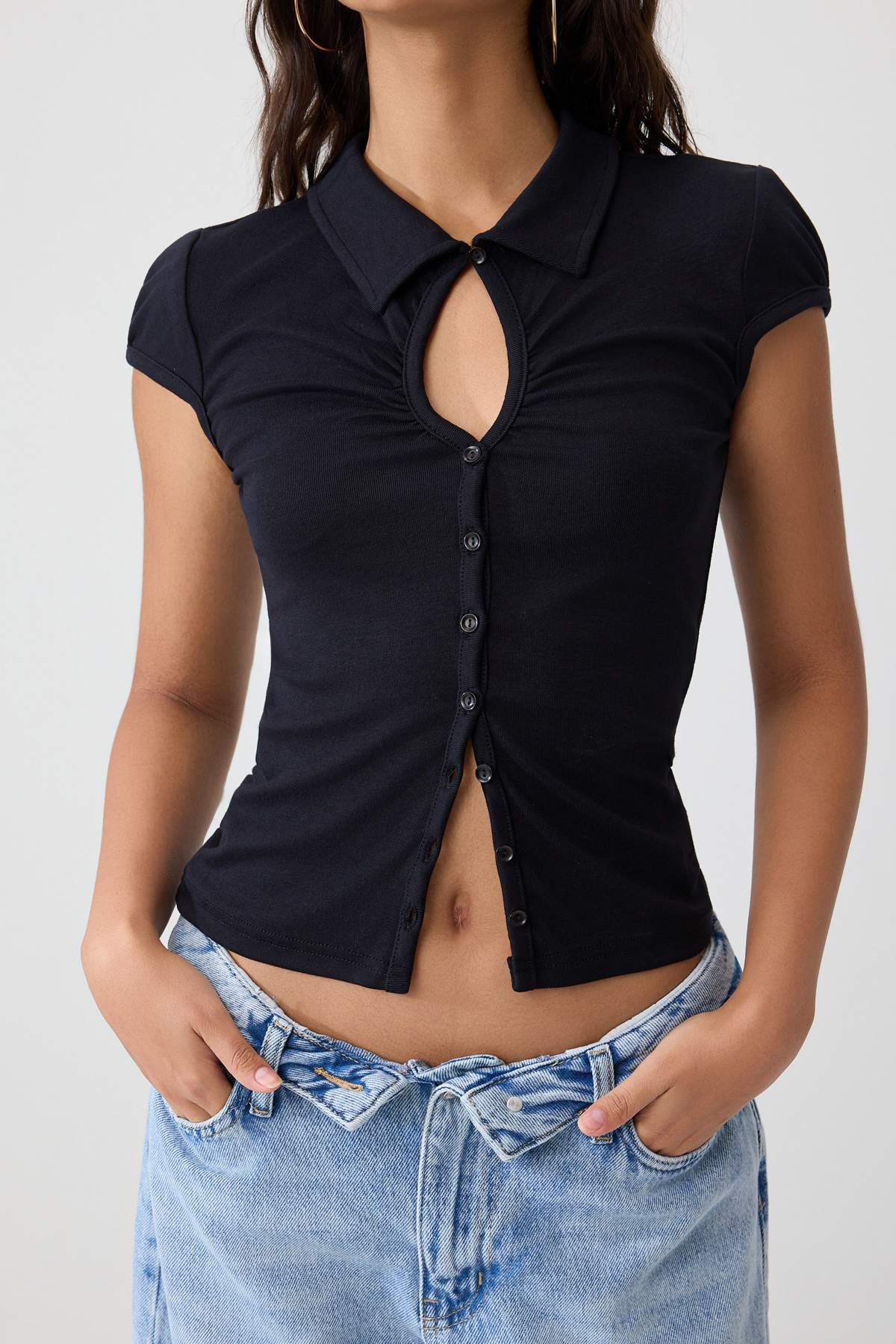 Bluze TWOSS26BZ01009 - crna