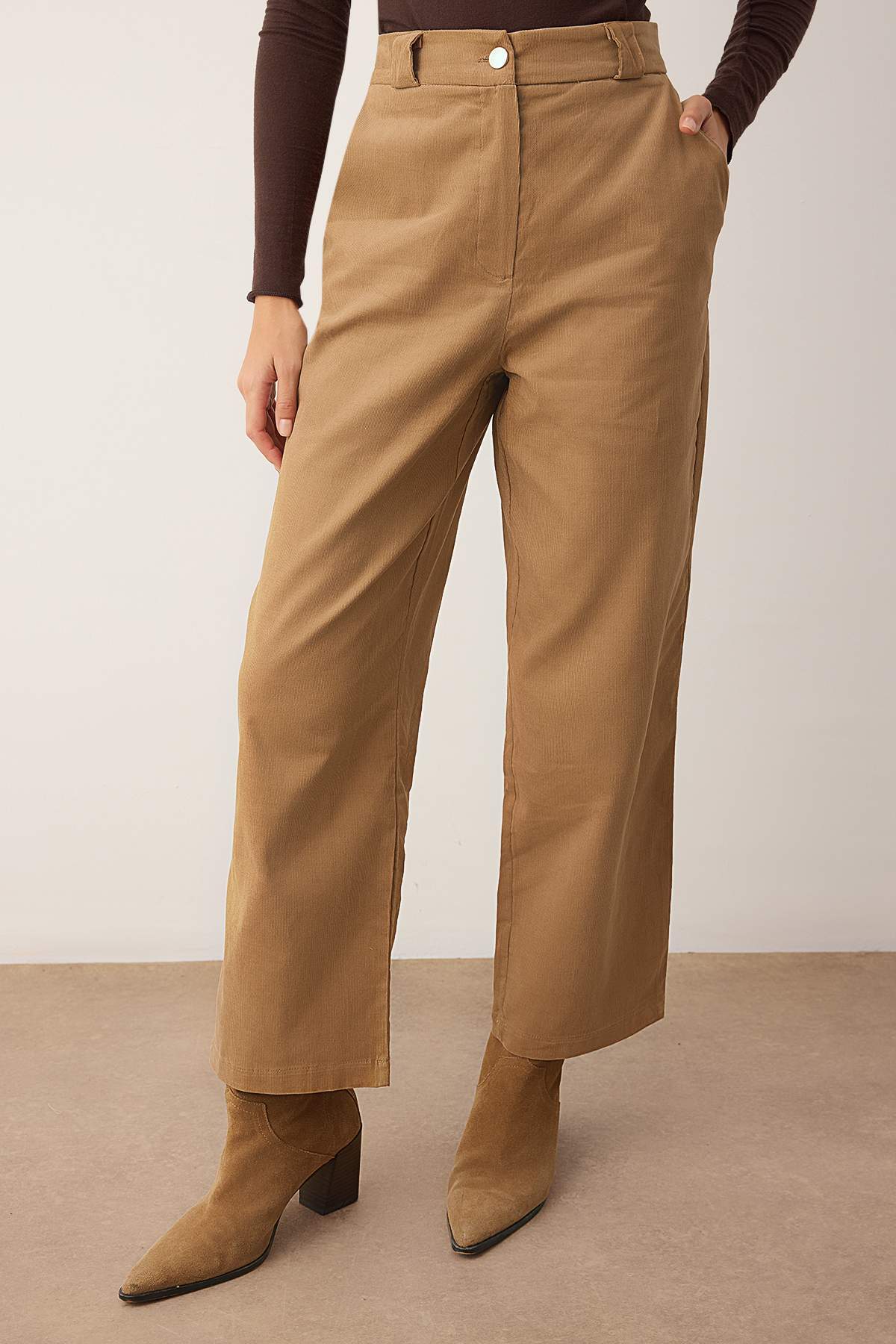Pantalone TWOAW26PL00085 - bež [djesi-src-80f3927142261d345818bda864fd604242e5e35a86a2815657a555600aeac3e9]