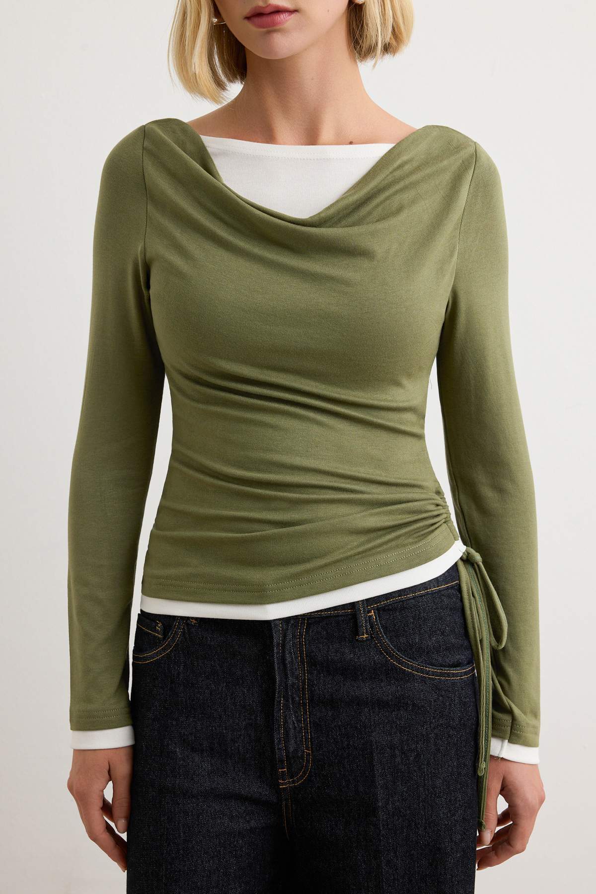 Bluze TWOAW27BZ00030 - kaki
