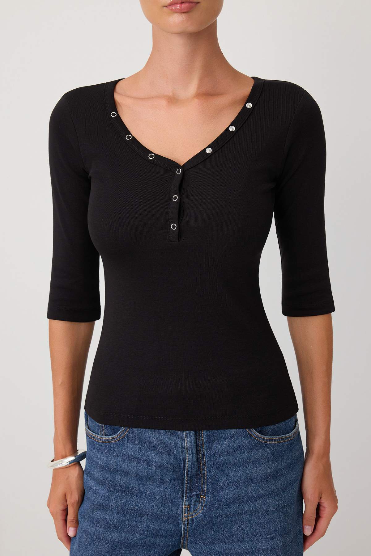 Bluze TWOSS26BZ01006 - crna