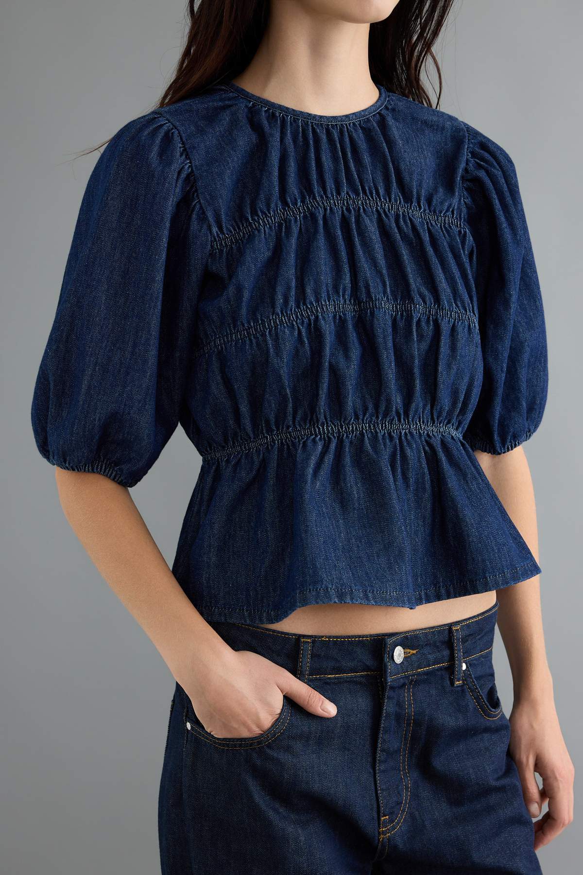 Bluze TWOAW27BZ00035 - plava