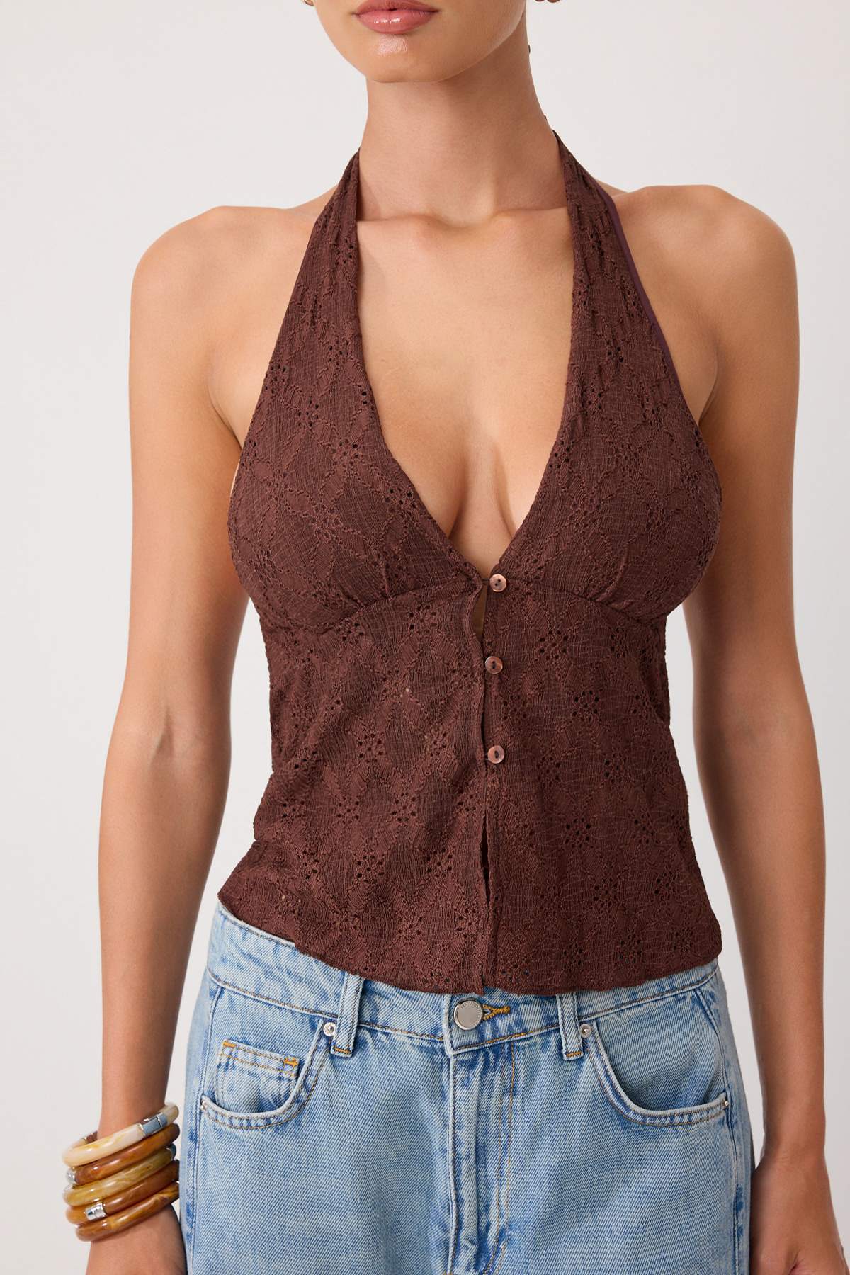 Bluze TWOSS26BZ00988 - braon