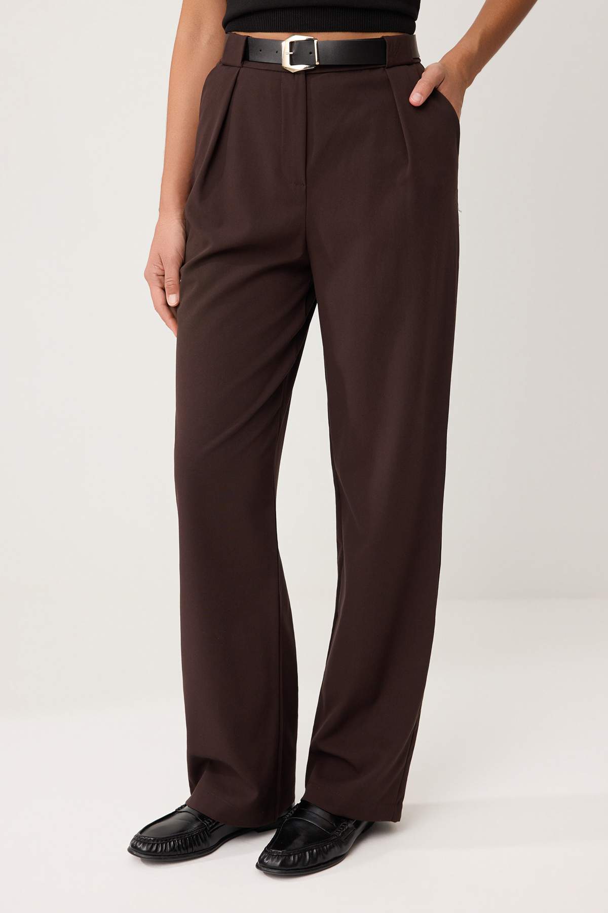 Pantalone TWOAW25PL00046 - braon [djesi-src-da38ac441a1ddac3aaa78764792cc2dee44c20ce12e9798df940750cf3516fc4]