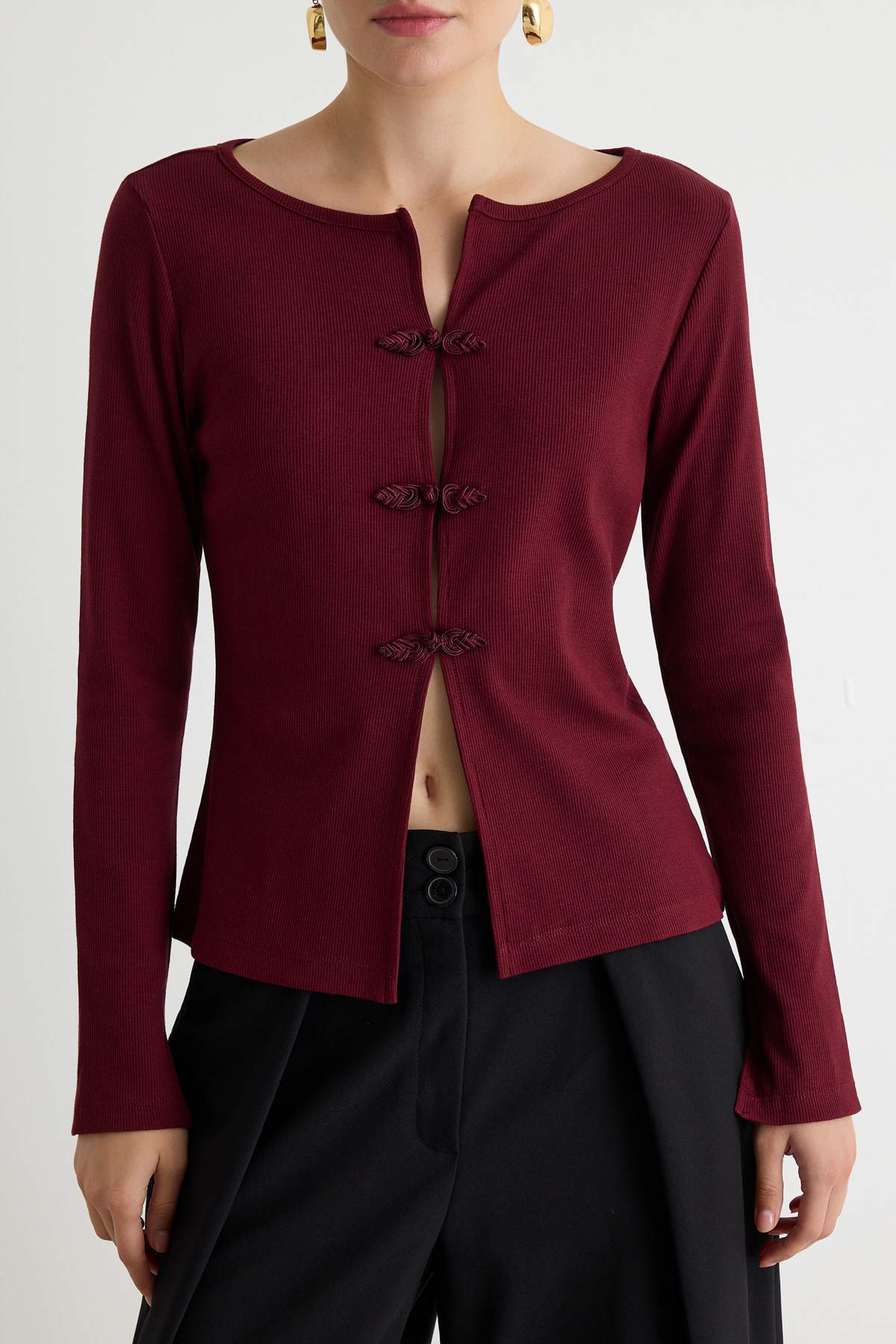 Bluze TWOAW27BZ00102 - bordo