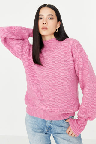 Džemper TWOAW21KZ0204 - roze