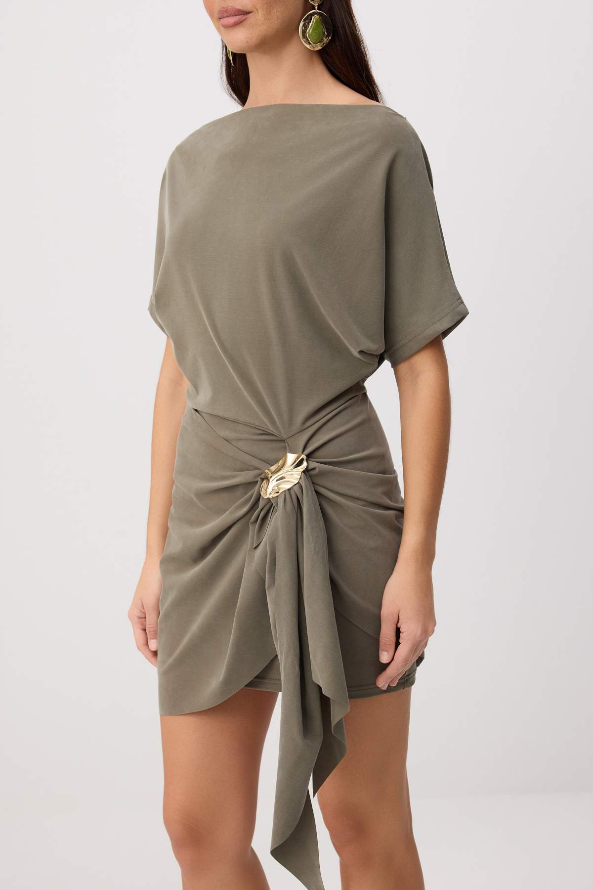 Haljine TWOSS26EL00675 - khaki