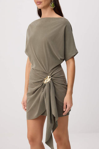 Haljine TWOSS26EL00675 - khaki