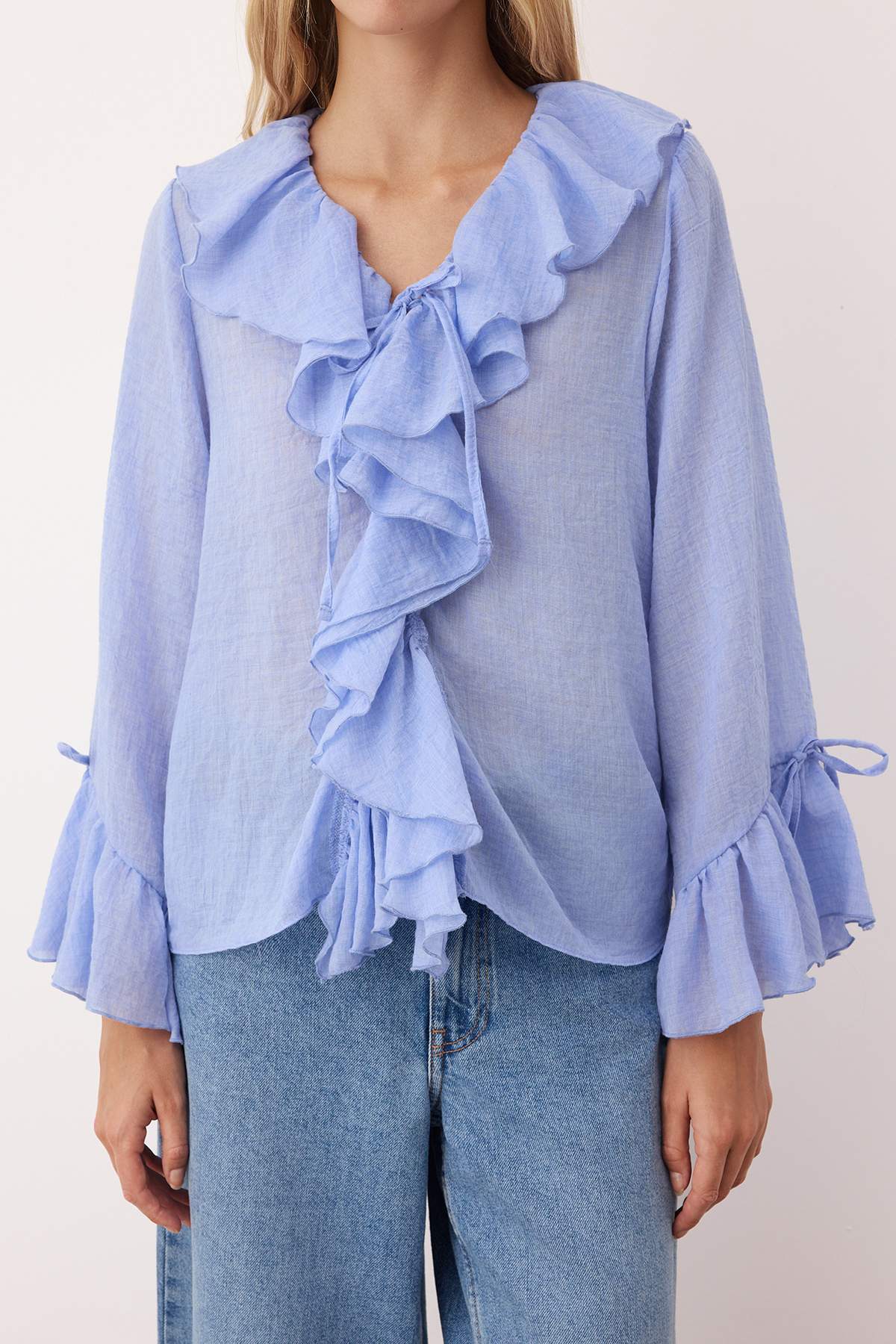 Bluze TWOSS25BZ00551 - plava