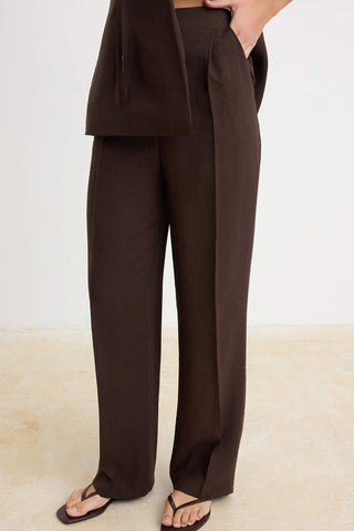 Pantalone TWOSS26AU00203 - braon