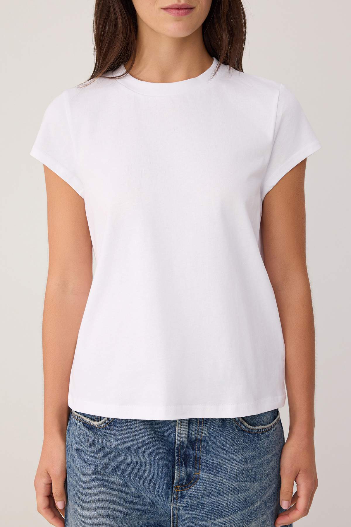 Majice TWOSS26TS00181 - ekru [djesi-src-1d2ab63da7cf2478256de86955dea0fd3c5ec5a5d46ff408cdae7caa468c0c61]
