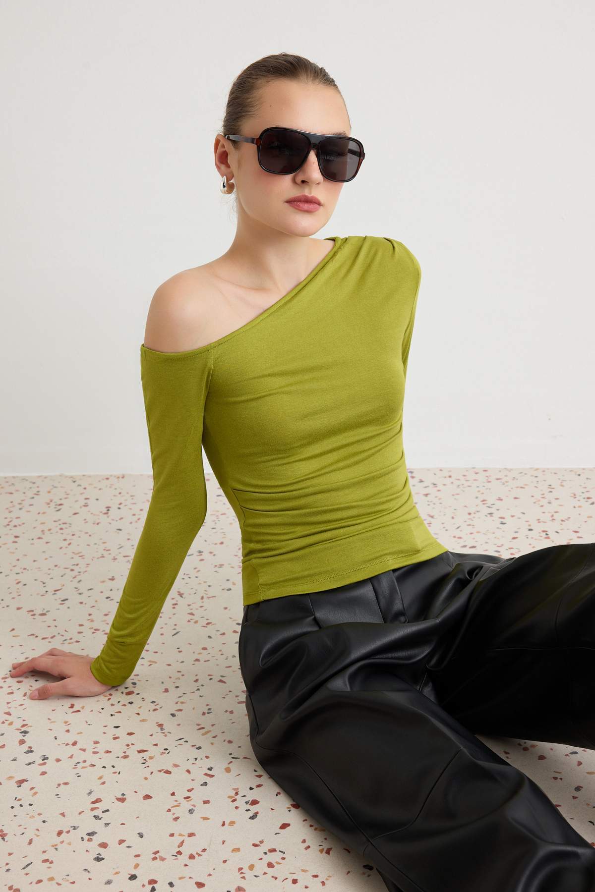 Bluze TWOAW27BZ00119 - zelena