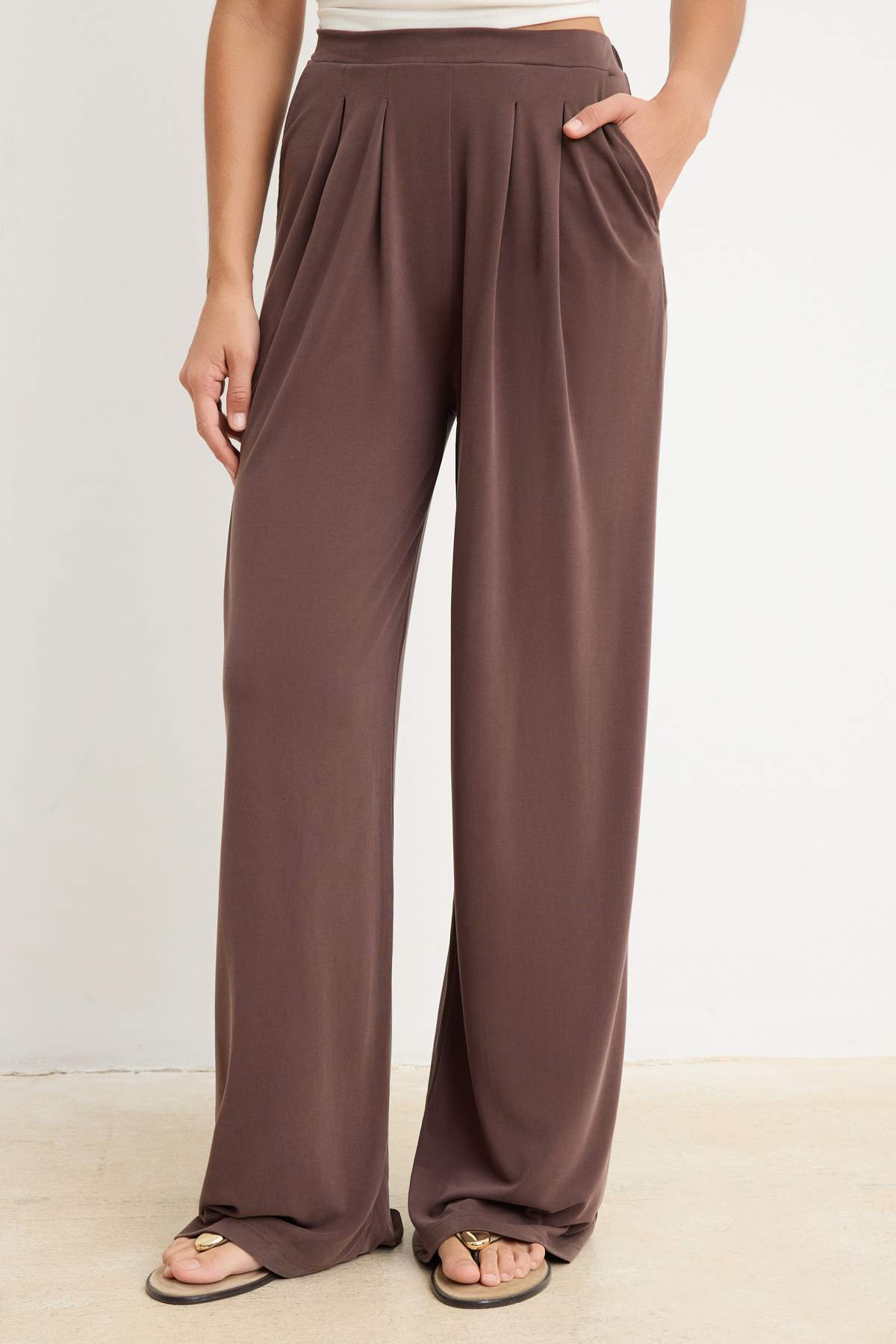 Pantalone TWOSS24PL00071 - braon [djesi-src-88cdab09a92aea65613675348bf307303b6ee9b0cf5a23707028fbf4b44f9829]