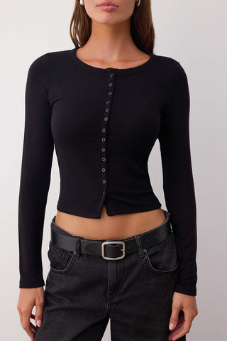 Bluze TWOAW26BZ00193 - crna