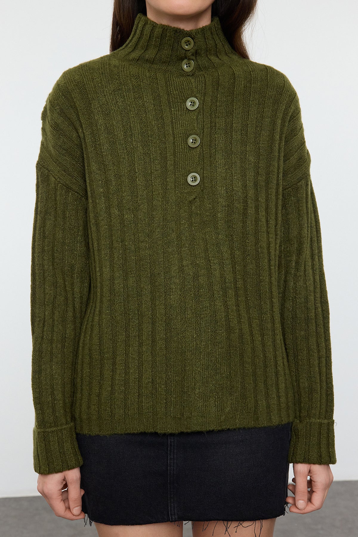 Trikotaza TWOAW21KZ0783 - khaki