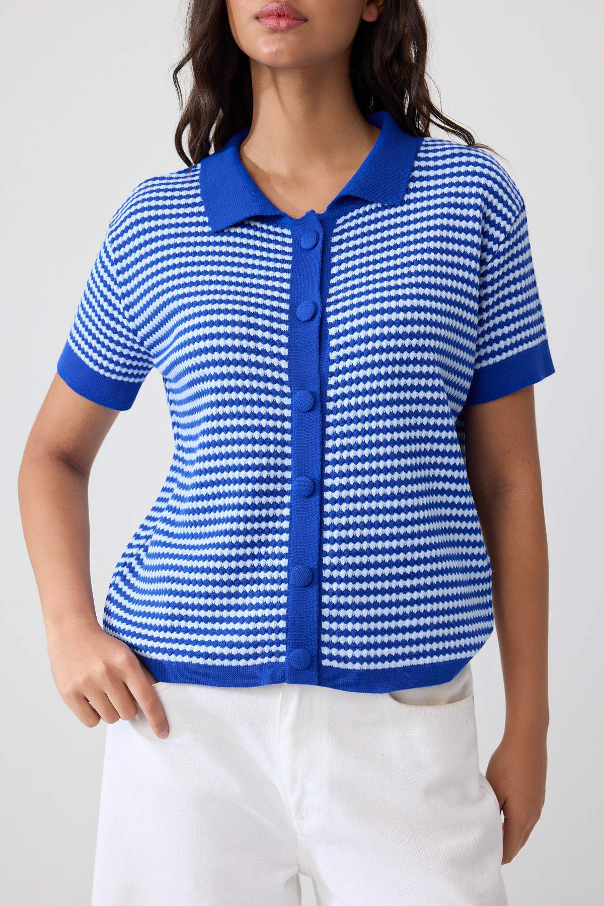 Bluze TWOSS25BZ00183 - kraljevsko plava