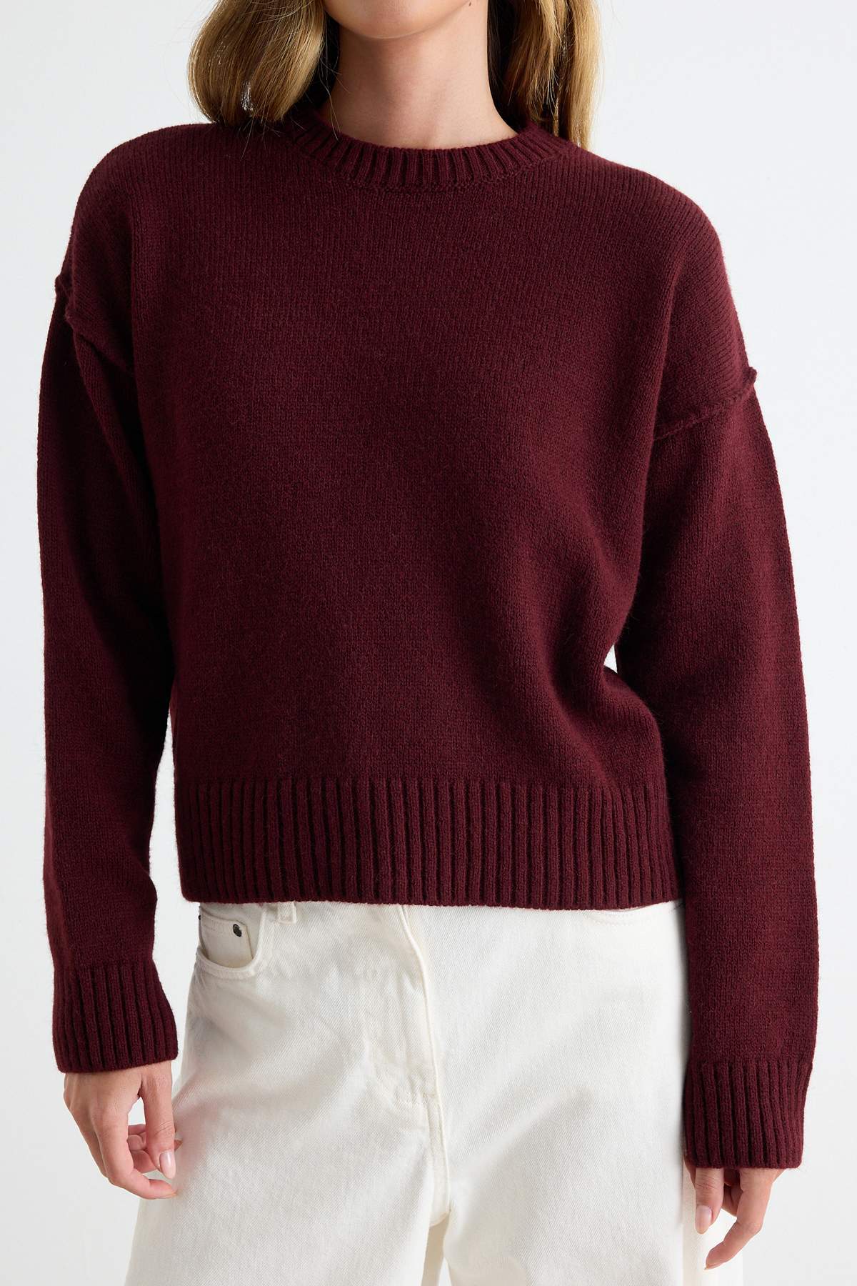 Džemper TWOAW27KZ00120 - bordo