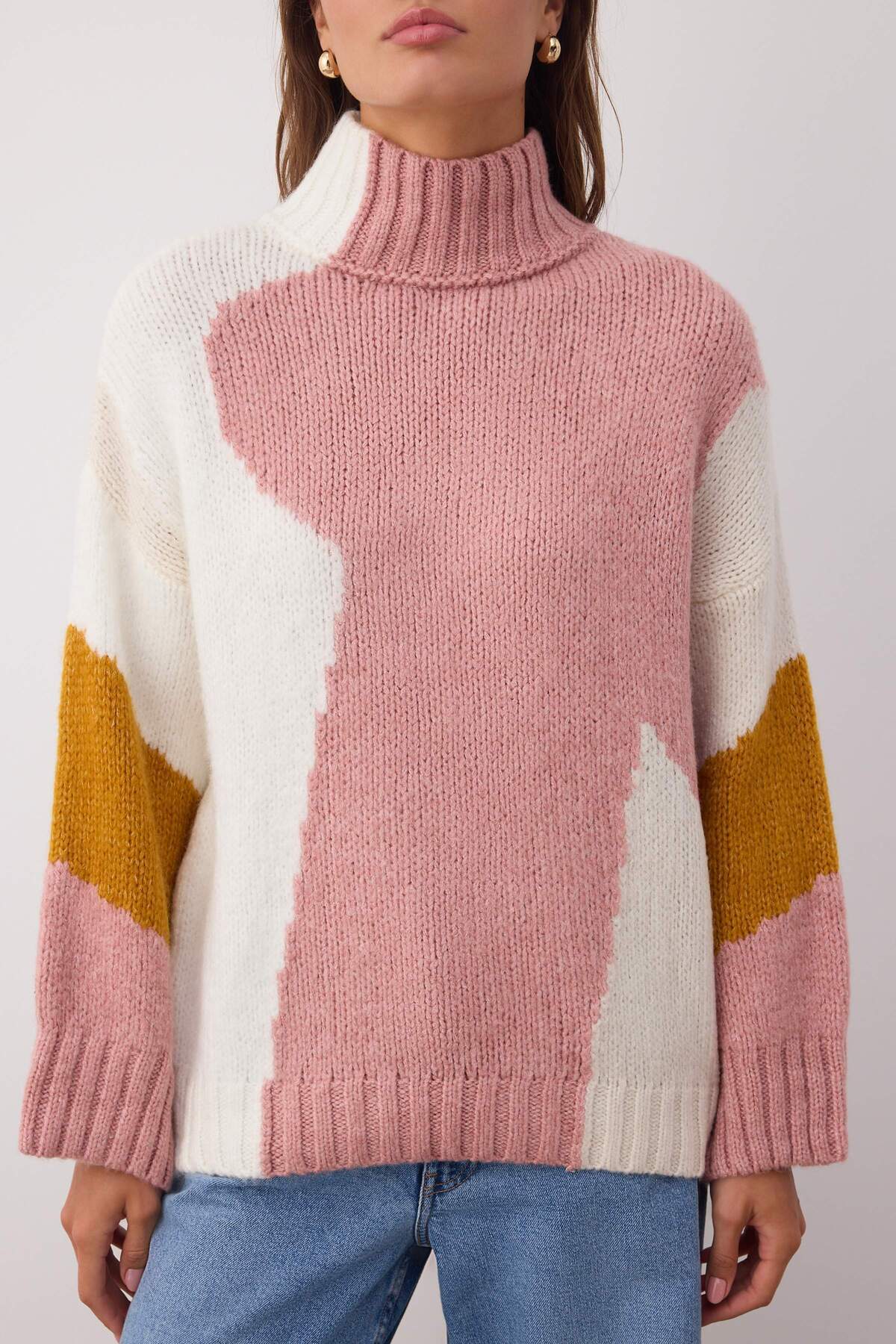 Džemper TWOAW20XS0047 - roze