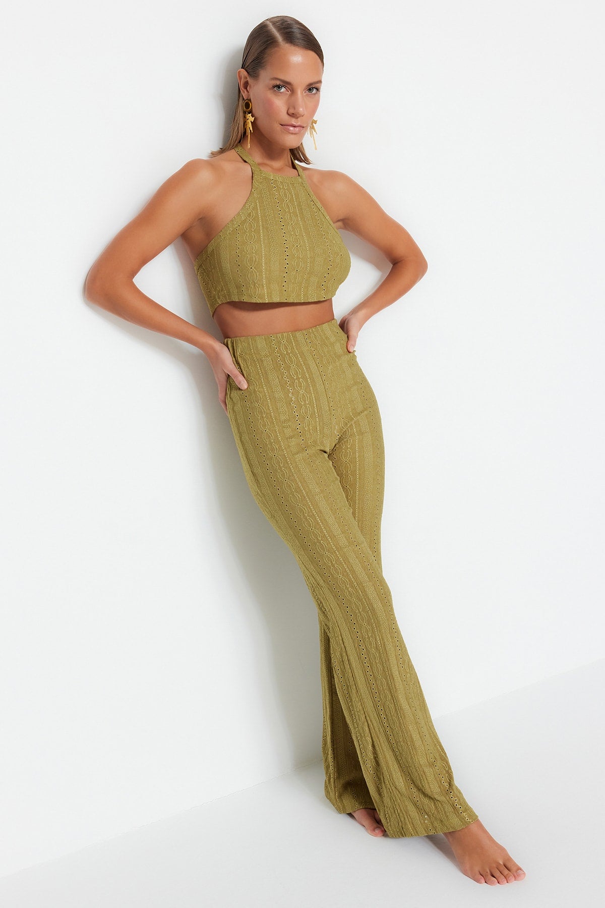 Bluze TBESS23AU00038 - khaki
