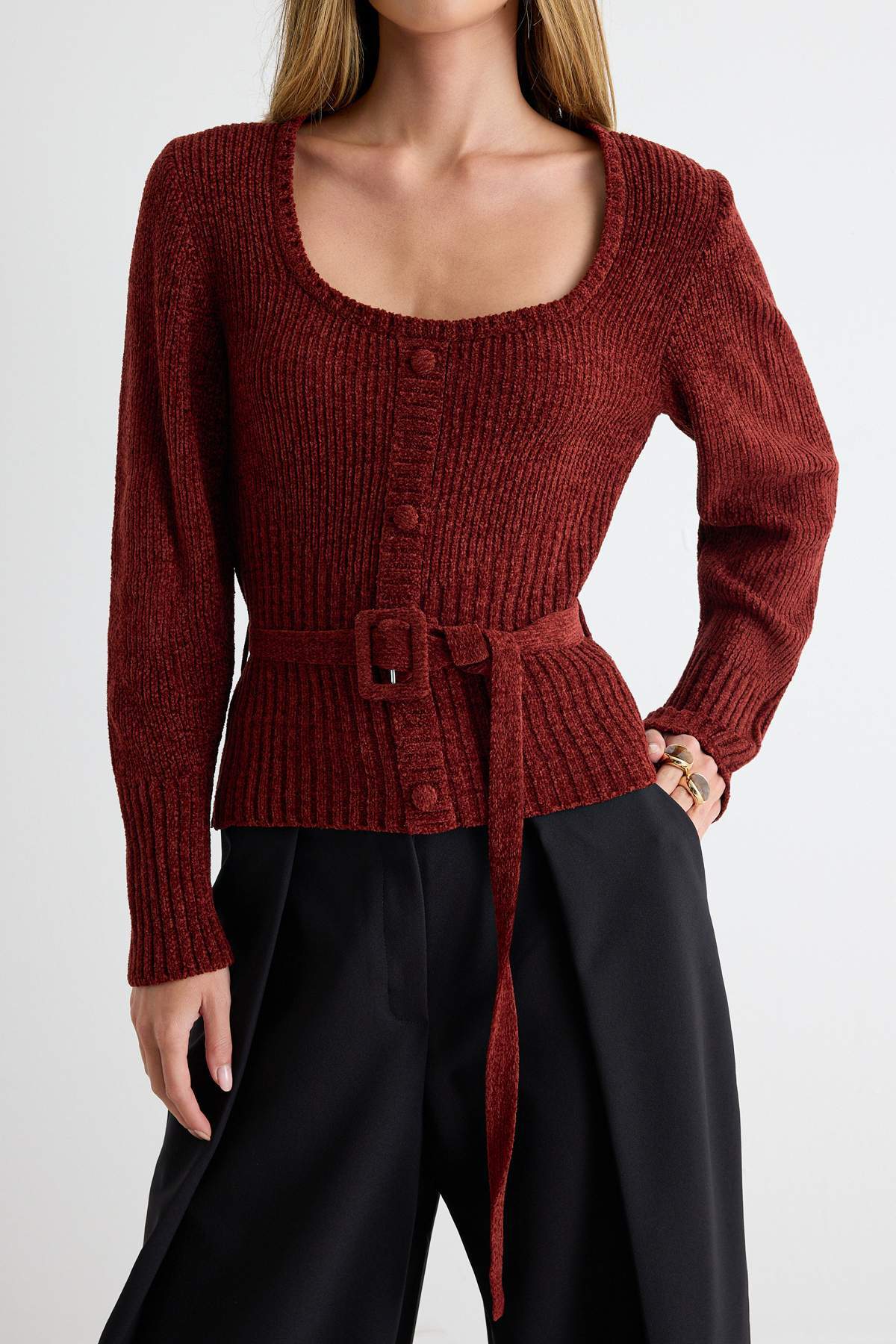 Džemper TWOAW27KZ00059 - bordo