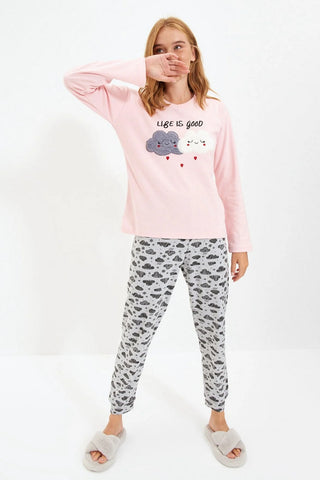 Pidžame THMAW21PT0646 - roze [djesi-src-ef94295070d34fc0322d1a780254daf949908453e0bd42c77721bae8d919e672]