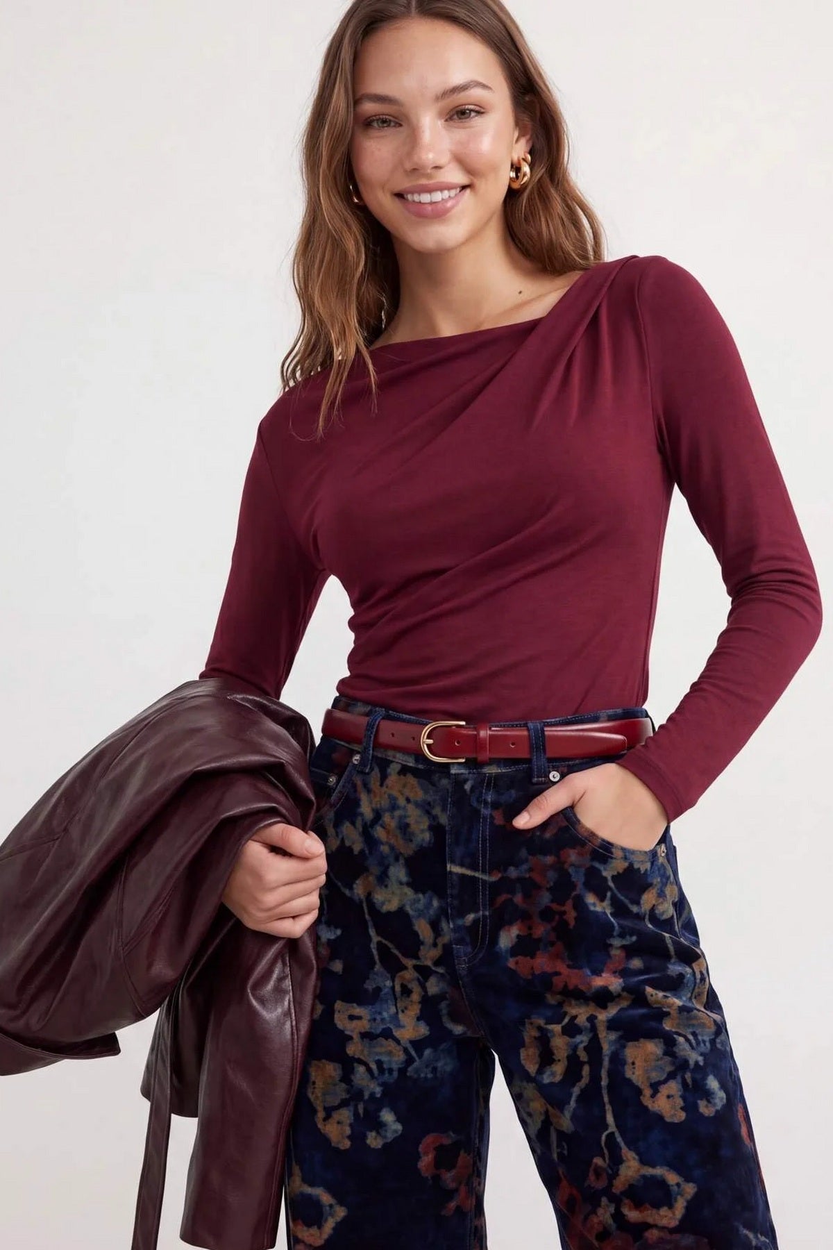 Bluze TWOAW26BZ00088 - bordo [djesi-src-968939ff32c7fabd9368c735802477f2caaa1baad4388520fe090037be1a7524]