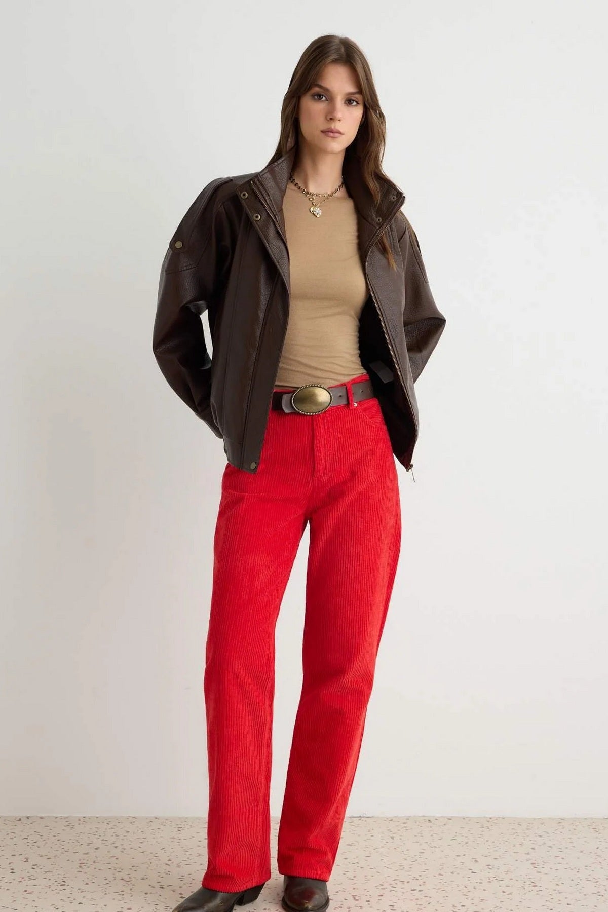 Pantalone TWOAW27PL00165 - crvena [djesi-src-72f906f1951c195334abc11f43abbc9bb693783711694119a806dfb5163ee2ce]