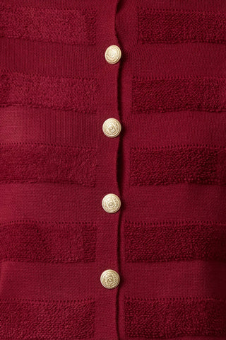 Kardigani TWOAW24HI00337 - bordo [djesi-src-87fc5accae5703fa489d35441c3c39403f9d15666951ad5e813ff00af3a3419d]
