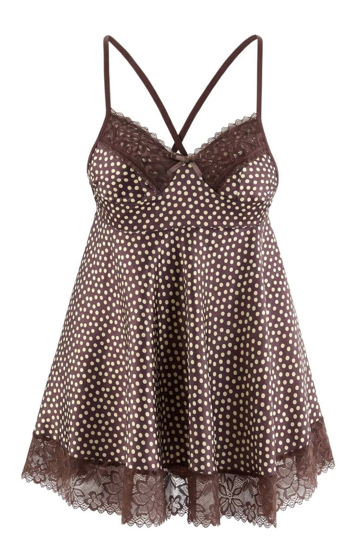 Babydoll spavaćica THMAW27LL00030 - braon [djesi-src-161893ee60b388d4c5e461c5b15bcb4f003b5762bc434f7ae091b8760d4d308c]