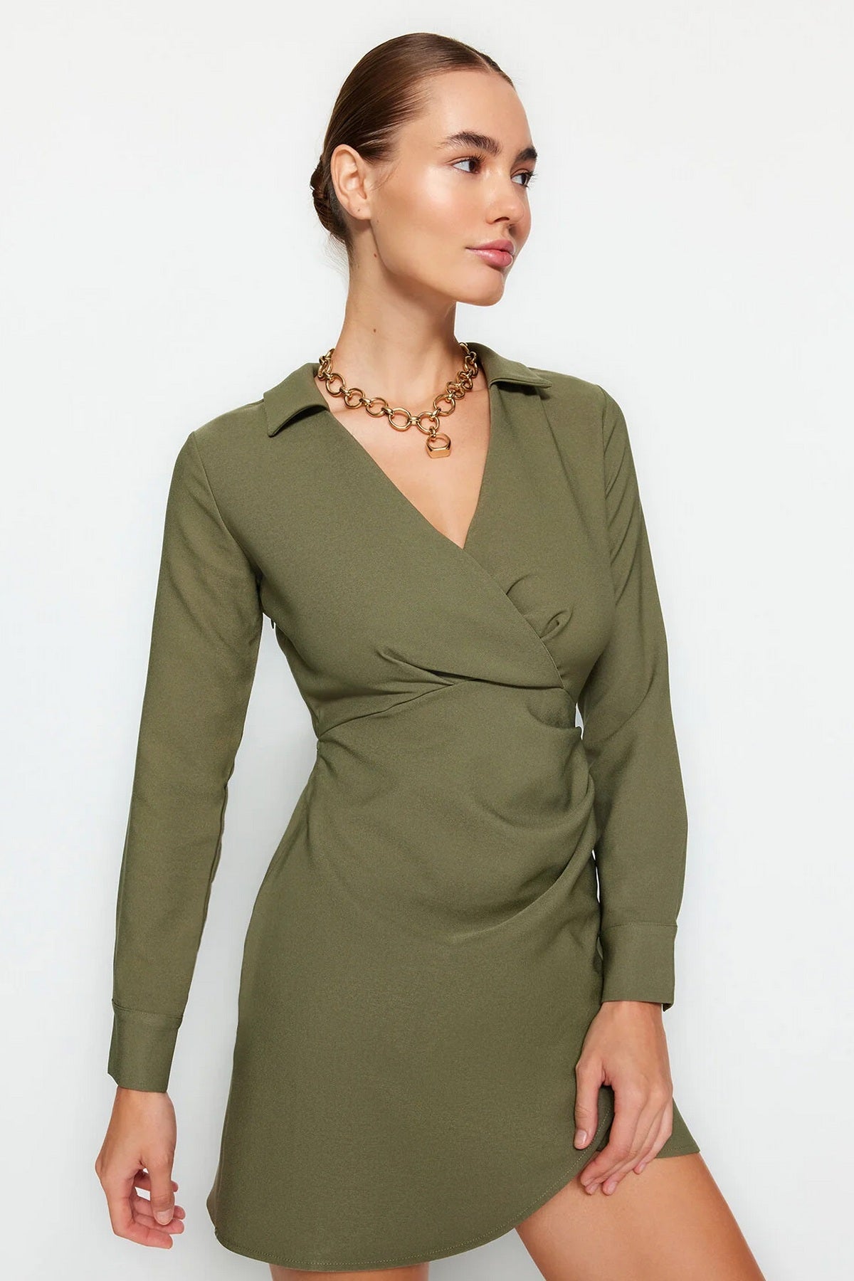 Haljine TWOAW24EL00737 - khaki [djesi-src-83cd213d55de2bb5df732060c7083859334e47b8618b0ee2631a95ba536beaef]