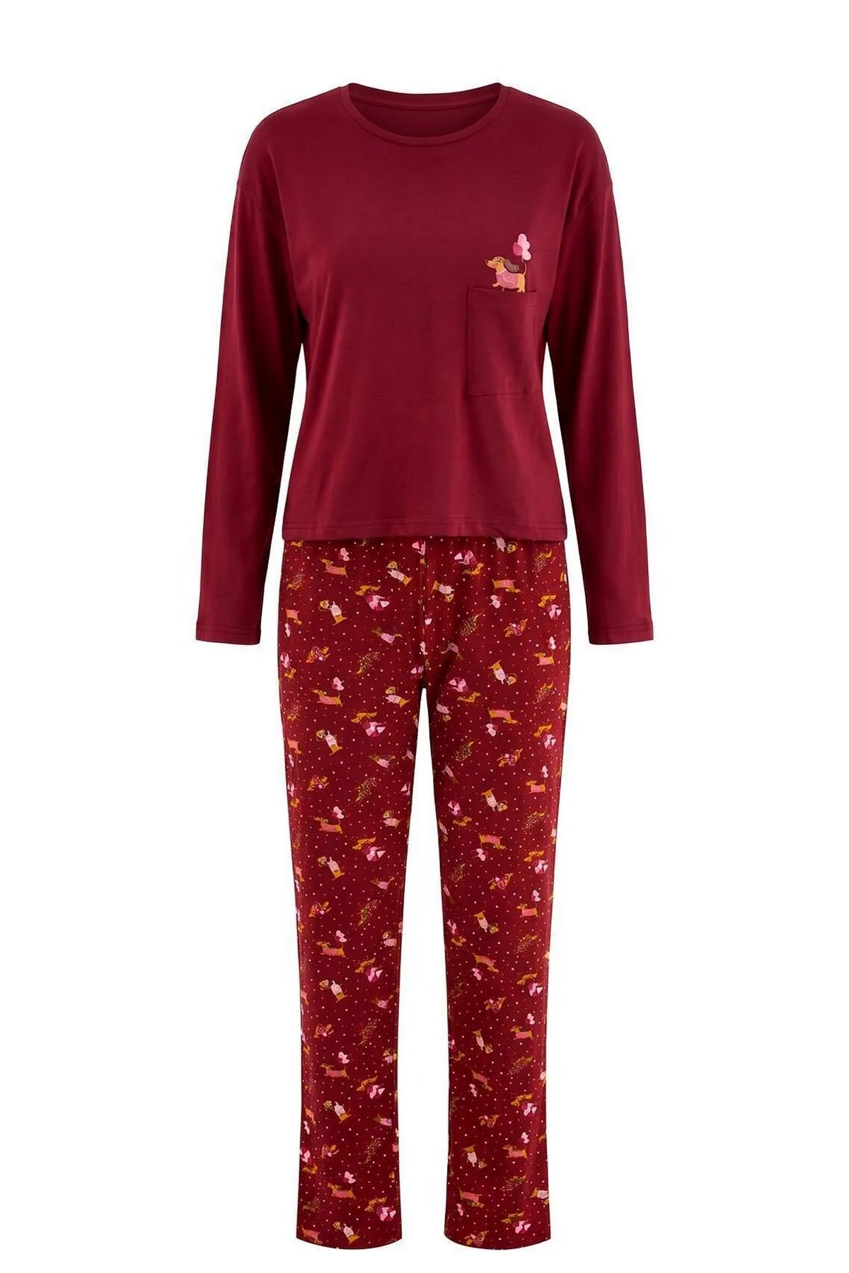 Pidžame THMAW27PT00222 - bordo [djesi-src-44b46a175544b9027d93a2b2d50793b05bd1072c41f58dd101261f8393cc41ca]