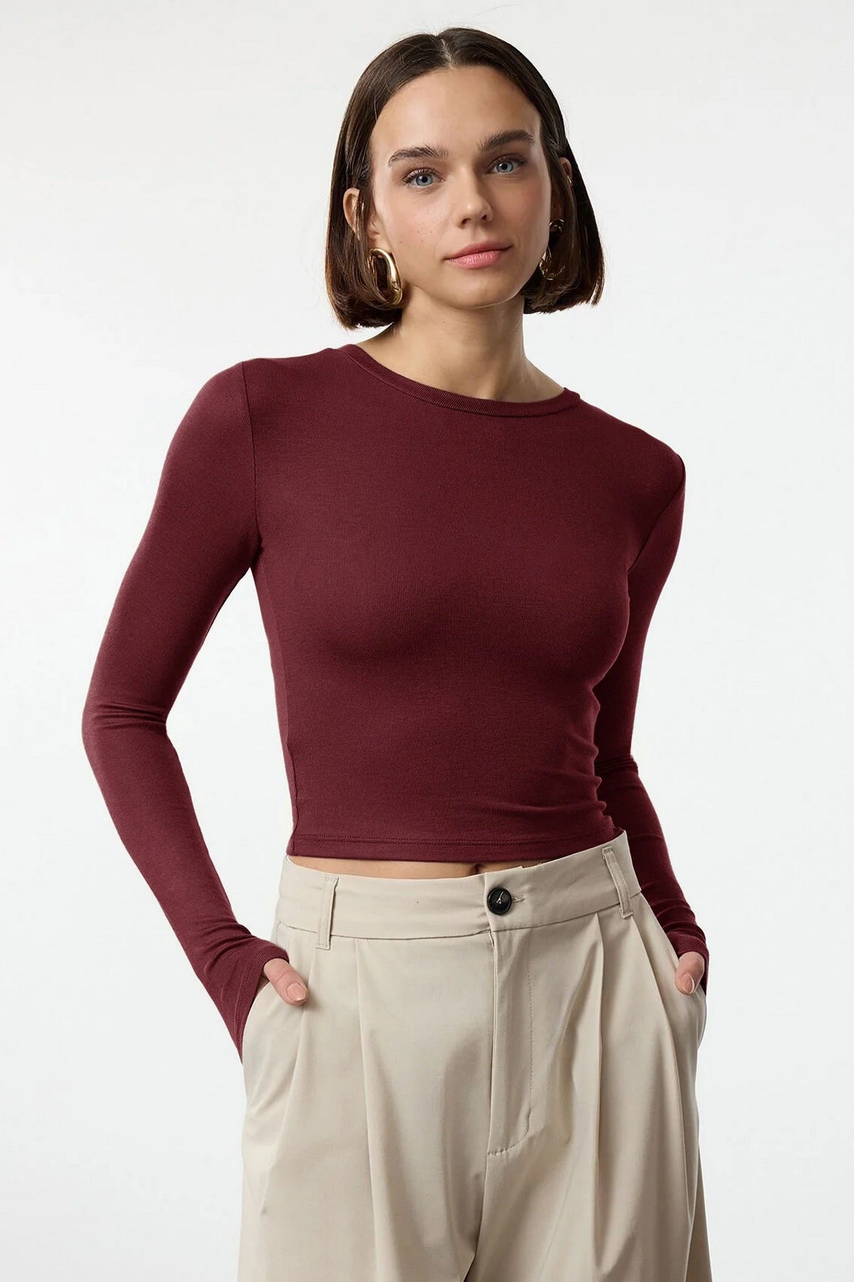 Bluze TWOAW24BZ00116 - bordo [djesi-src-e05c6239f4a1a008b020a5c29d88054635c92643d70a13488caa1b41dee2b511]