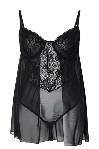 Babydoll spavaćica TBBSS26DH00002 - crna [djesi-src-88b94c2c56d9342680f9e7188cfc0195f79b5b593fa0d973c0a66c4e69aa8aa6]