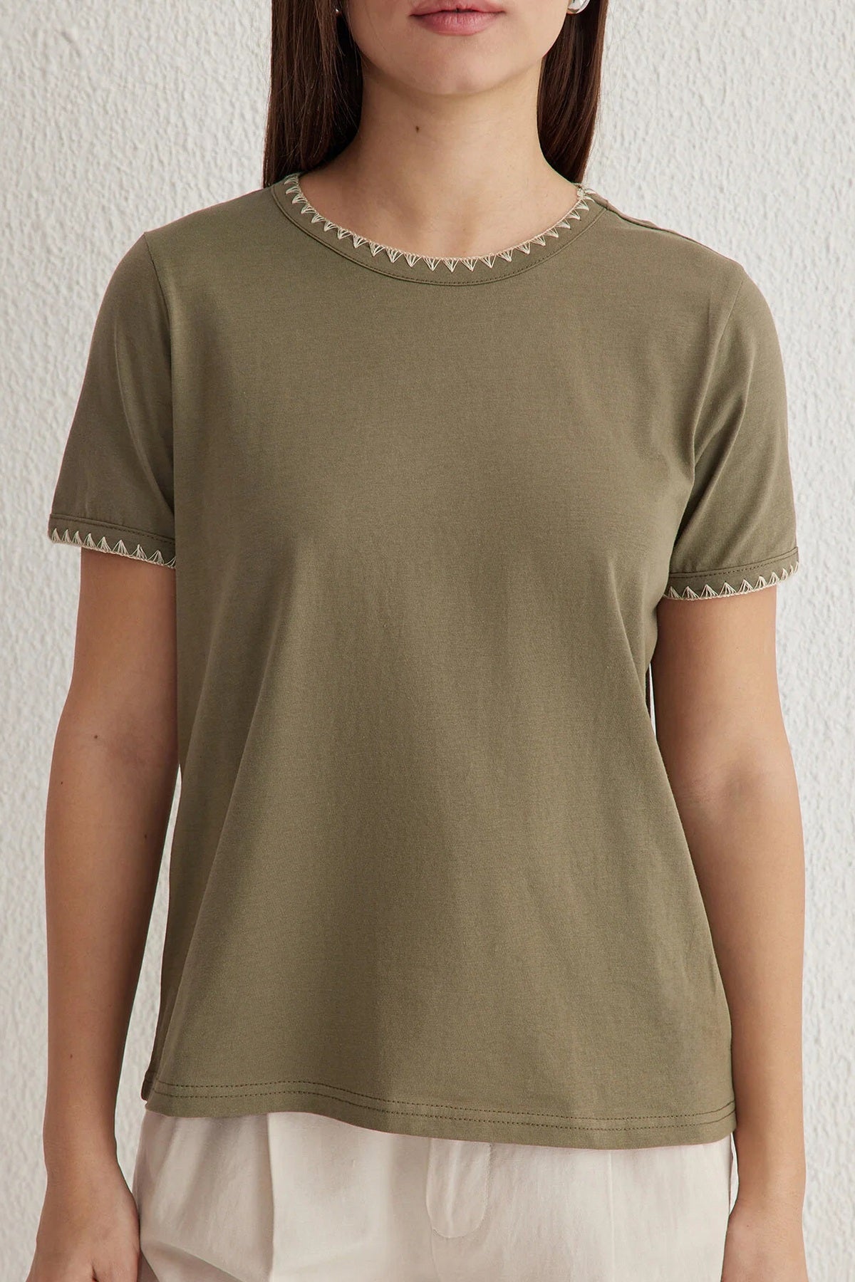 Majice TWOSS19AD0085 - khaki [djesi-src-1078255f42c338ffa13f2f86c6b7526e282f0d0097a255a69101db5ec975dd3d]