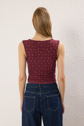 Bluze TWOSS25BZ00033 - bordo