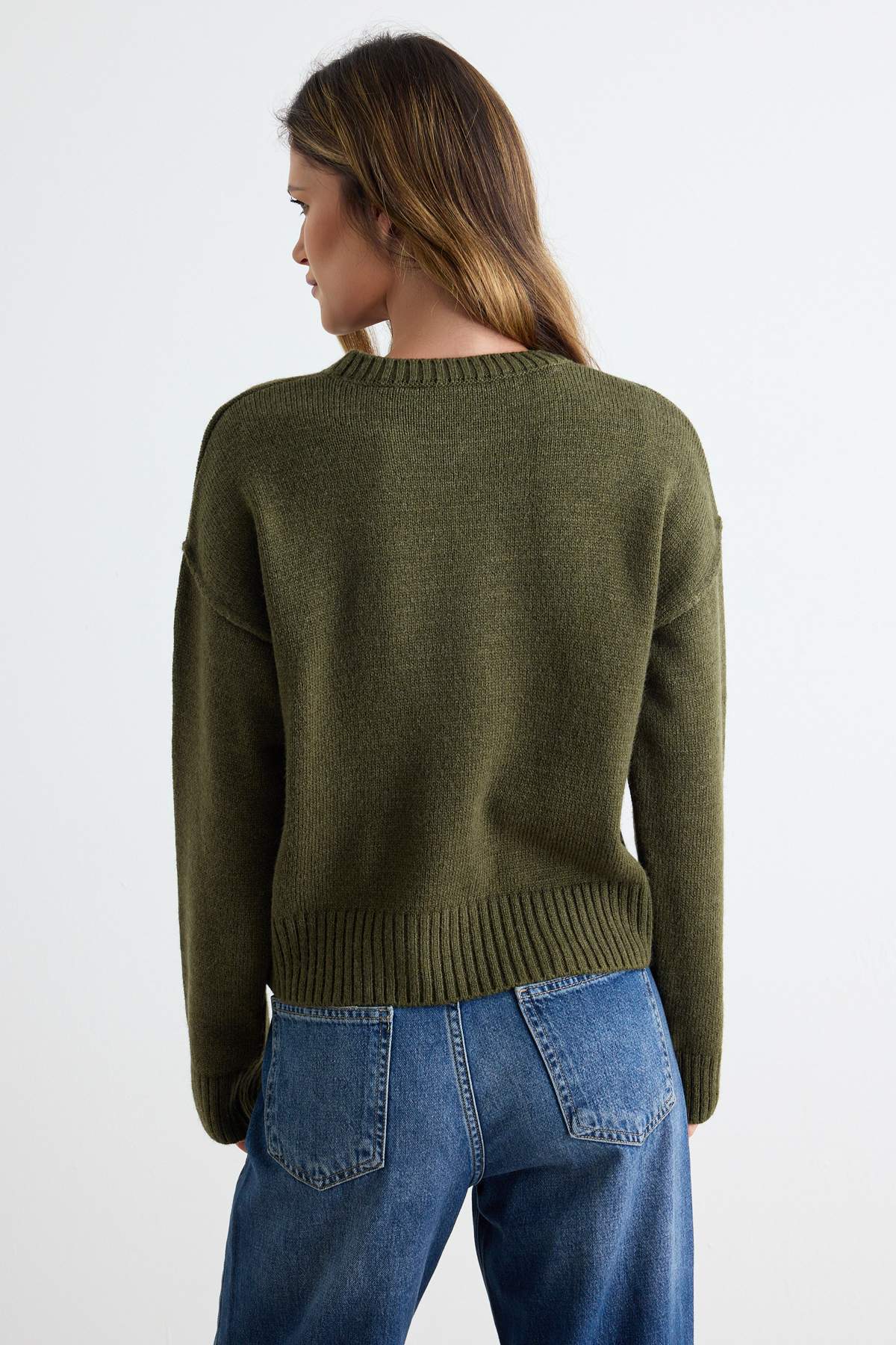 Džemper TWOAW27KZ00120 - khaki