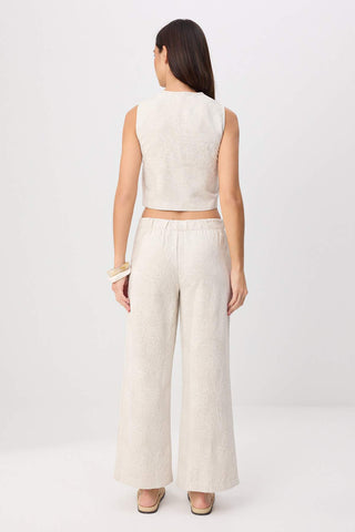 Pantalone TWOSS26AU00173 - bež