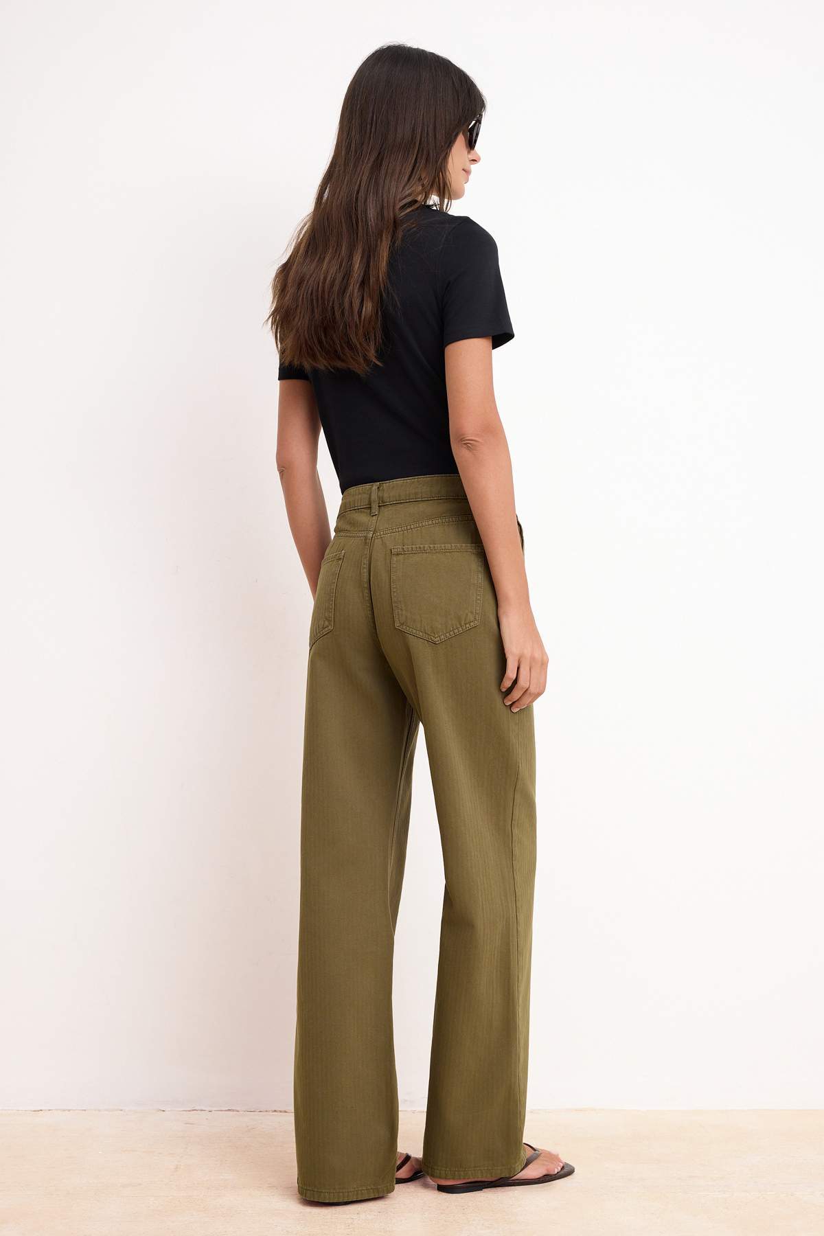 Farmerke TWOSS26JE00014 - khaki