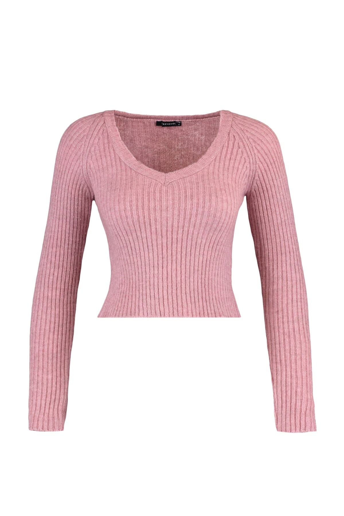 Džemper TWOAW22KZ1453 - roze