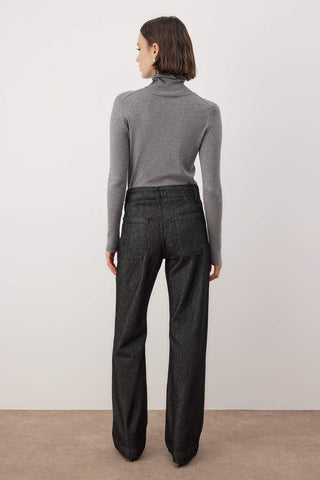 Farmerke TWOAW26JE00231 - crna