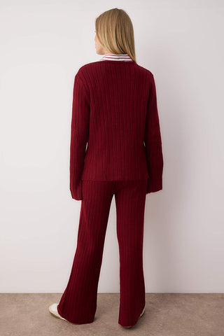 Pantalone TWOAW26AU00004 - bordo