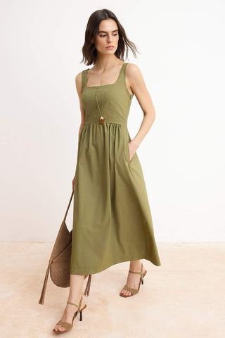 Haljine TWOSS24EL00038 - khaki