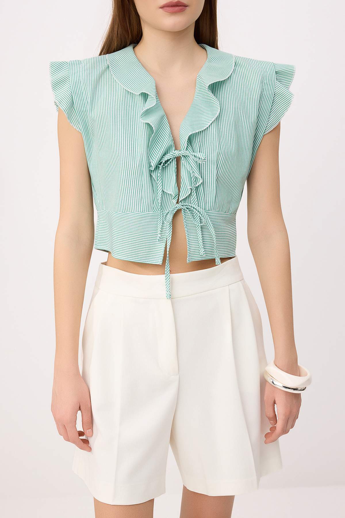Bluze TWOSS25BZ00424 - zelena