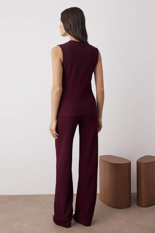 Pantalone TWOAW26AU00083 - šljive