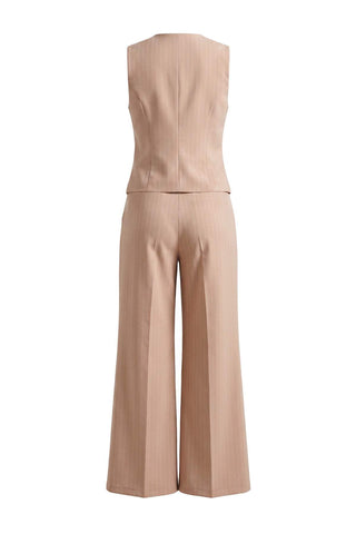 Pantalone TWOSS26AU00309 - krem