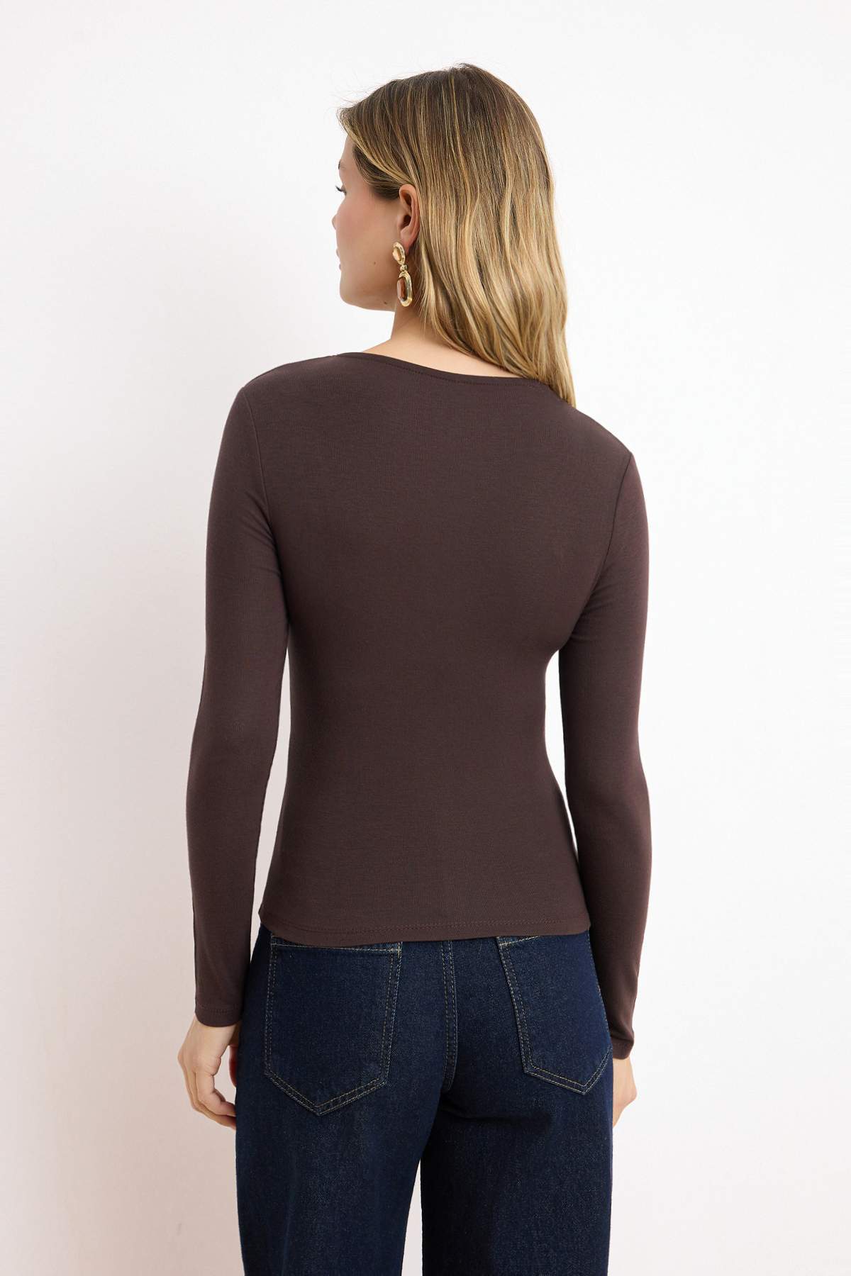 Bluze TWOSS26BZ00641 - braon