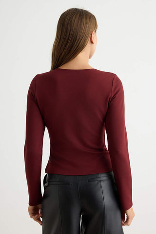 Bluze TWOAW27BZ00122 - bordo