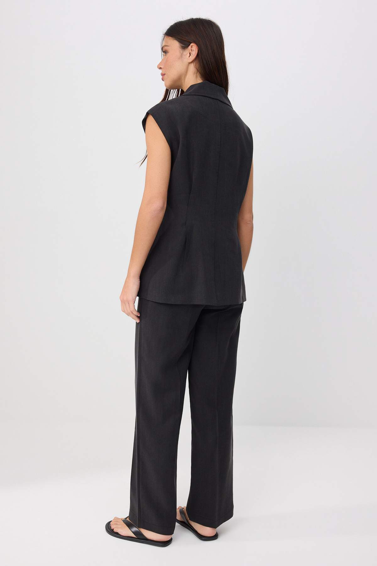 Pantalone TWOSS26AU00203 - crna