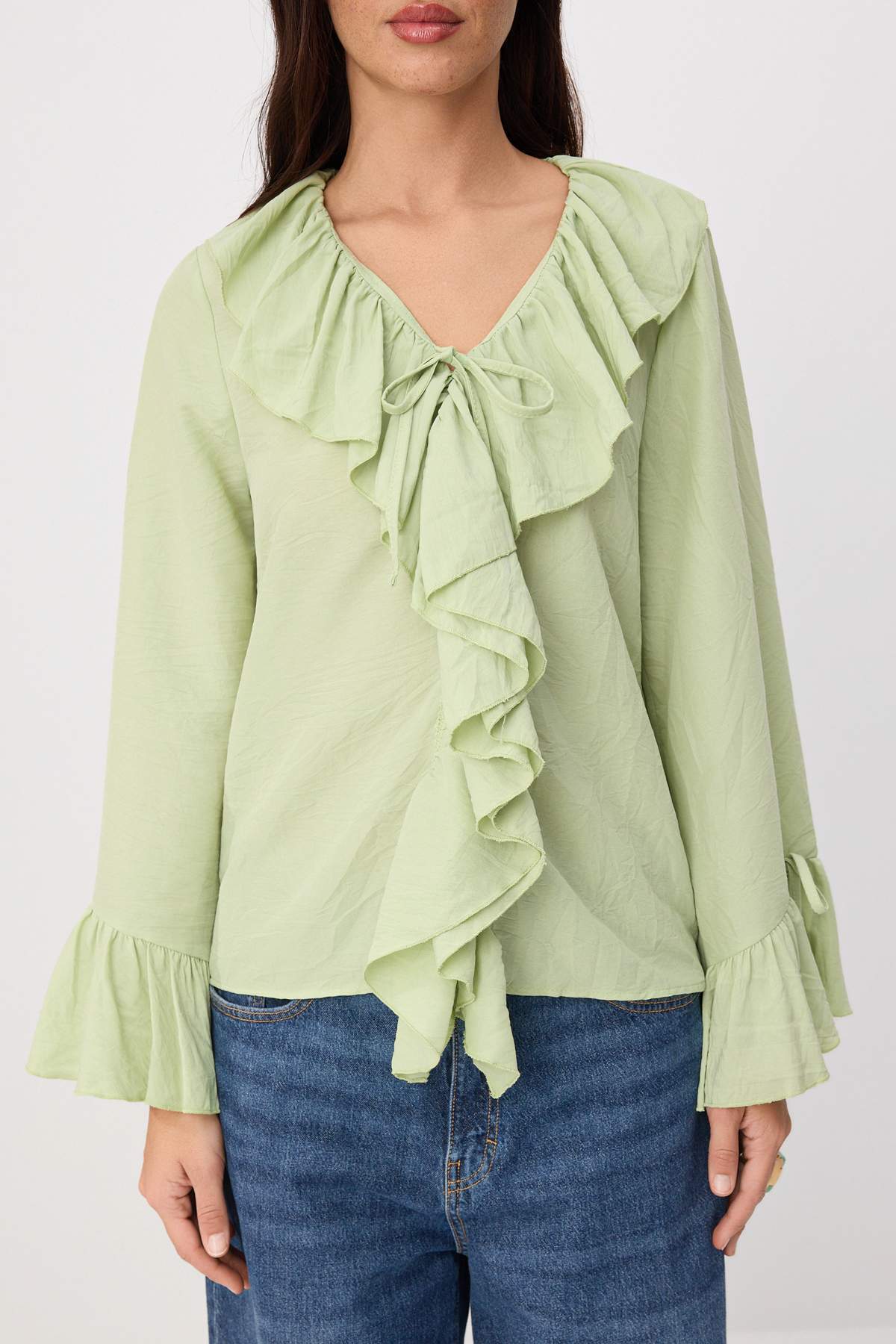 Bluze TWOAW26BZ00290 - zelena